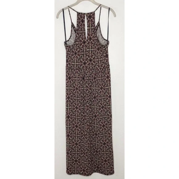 BCBGeneration Womens Black Sleeveless Knit Floral Casual Midi Dress Size M New - Picture 7 of 7